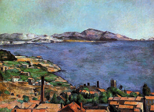  Paul Cezanne The Gulf of Marseilles Seen from L'Estaque - Canvas Art Print
