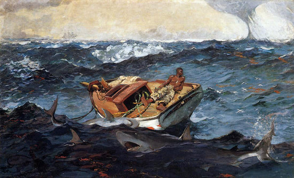  Winslow Homer The Gulf Stream - Canvas Art Print