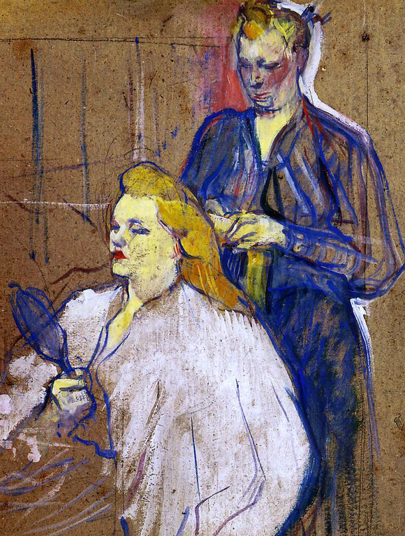  Henri De Toulouse-Lautrec The Hairdo - Canvas Art Print