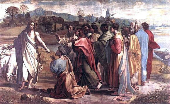  Raphael The Handing-Over the Keys - Canvas Art Print