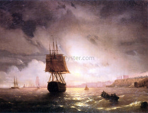  Ivan Constantinovich Aivazovsky The Harbor At Odessa On The Black Sea - Canvas Art Print