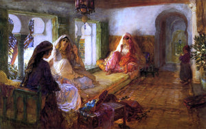  Frederick Arthur Bridgeman The Harem - Canvas Art Print