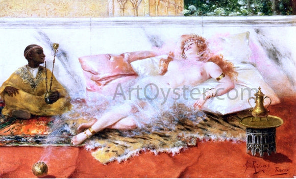  Antonio Rivas The Harem's Incense - Canvas Art Print