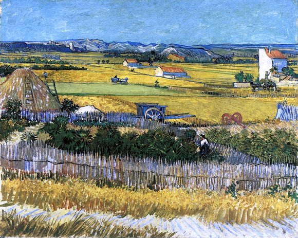  Vincent Van Gogh The Harvest - Canvas Art Print