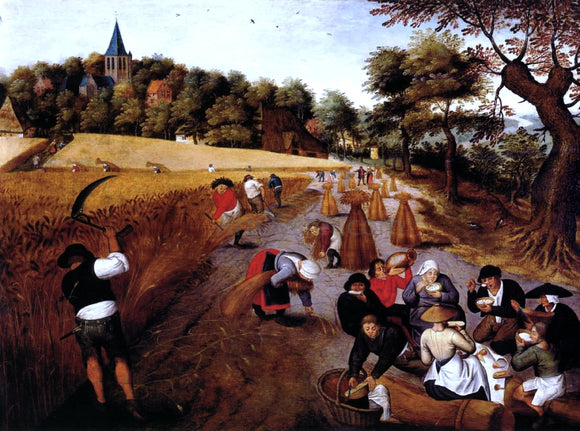  The Younger Pieter Bruegel The Harvest - Canvas Art Print