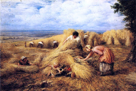  John Linnell The Harvest Cradle - Canvas Art Print