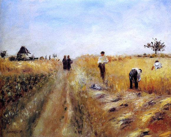 Pierre Auguste Renoir The Harvesters - Canvas Art Print