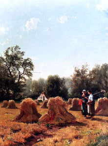  Jacobus Nicolaas Tjarda Starckenborgh  Van Stachouwer The Harvesters: An Allegory Of Summer - Canvas Art Print