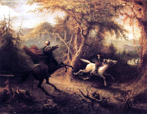  John Quidor The Headless Horseman - Canvas Art Print