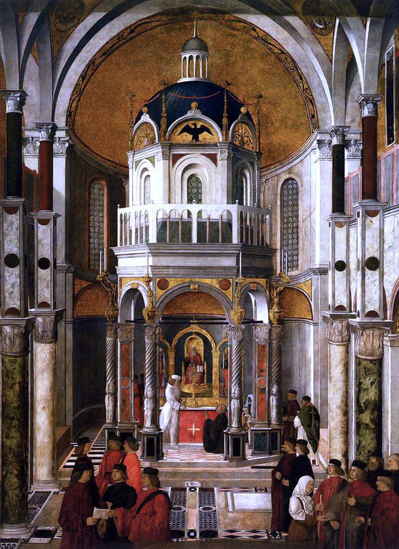  Gentile Bellini The Healing of Pietro dei Ludovici - Canvas Art Print