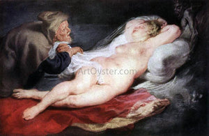  Peter Paul Rubens The Hermit and the Sleeping Angelica - Canvas Art Print