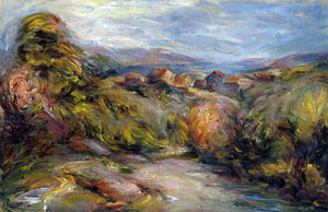  Pierre Auguste Renoir The Hills of Cagnes - Canvas Art Print