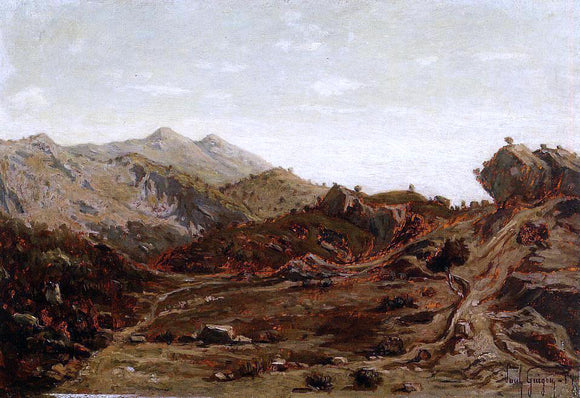  Paul-Camille Guigou The Hills of Saint-Loup - Canvas Art Print