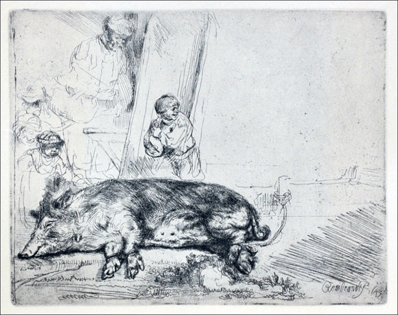  Rembrandt Van Rijn The Hog - Canvas Art Print