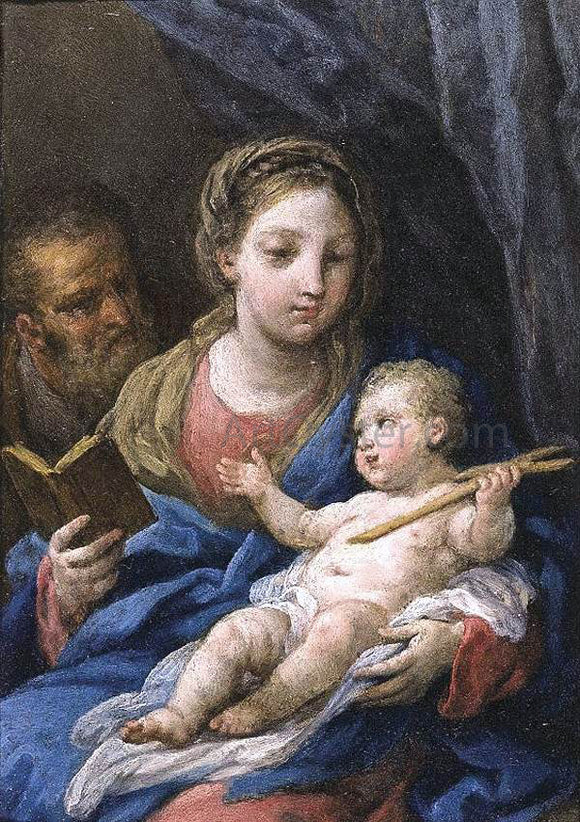  Sebastiano Conca The Holy Family - Canvas Art Print
