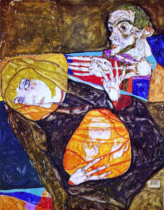  Egon Schiele The Holy Family - Canvas Art Print