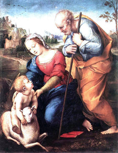  Raphael The Holy Family with a Lamb - Canvas Art Print
