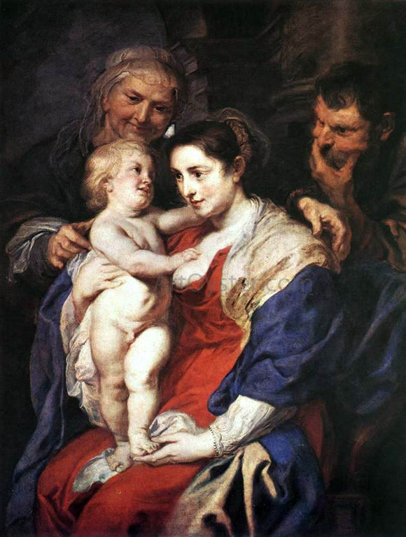  Peter Paul Rubens The Holy Family with St. Anne - Canvas Art Print