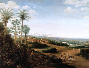  Frans Post The Home of a "Labrador" in Brazil - Canvas Art Print