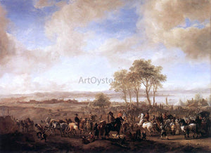  Philips Wouwerman The Horse Fair - Canvas Art Print