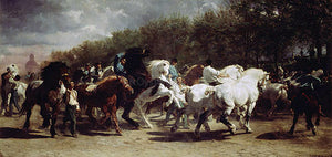  Rosa Bonheur The Horse Fair - Canvas Art Print