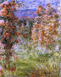  Claude Oscar Monet The House among the Roses - Canvas Art Print