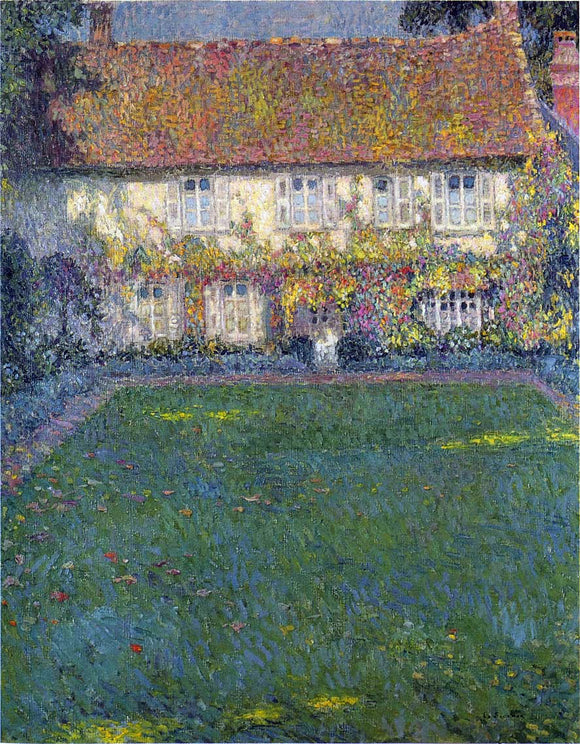  Henri Le Sidaner The House in Autumn - Canvas Art Print
