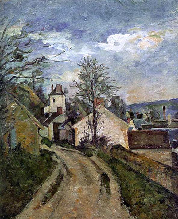  Paul Cezanne The House of Dr. Gached in Auvers - Canvas Art Print