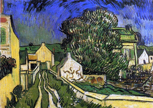  Vincent Van Gogh The House of Pere Pilon - Canvas Art Print