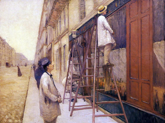  Gustave Caillebotte The House Painters - Canvas Art Print