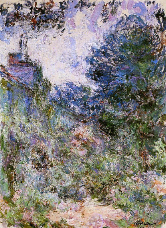  Claude Oscar Monet The House Seen from the Rose Garden - Canvas Art Print