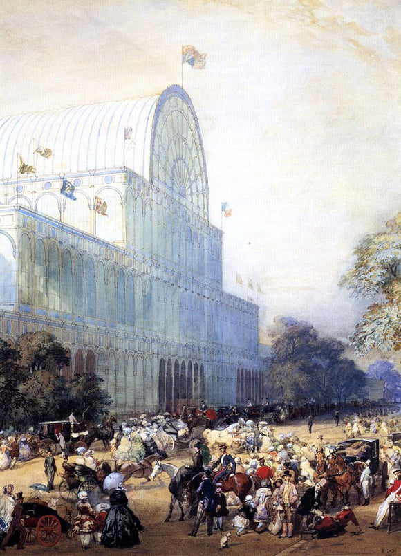  Eugene Louis Lami The Inauguration of Crystal Palace - Canvas Art Print
