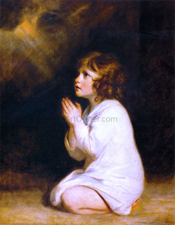  Sir Joshua Reynolds The Infant Samuel - Canvas Art Print