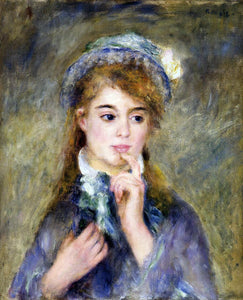  Pierre Auguste Renoir The Ingenue - Canvas Art Print