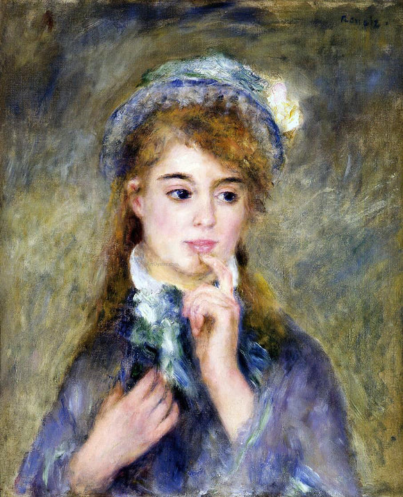  Pierre Auguste Renoir The Ingenue - Canvas Art Print