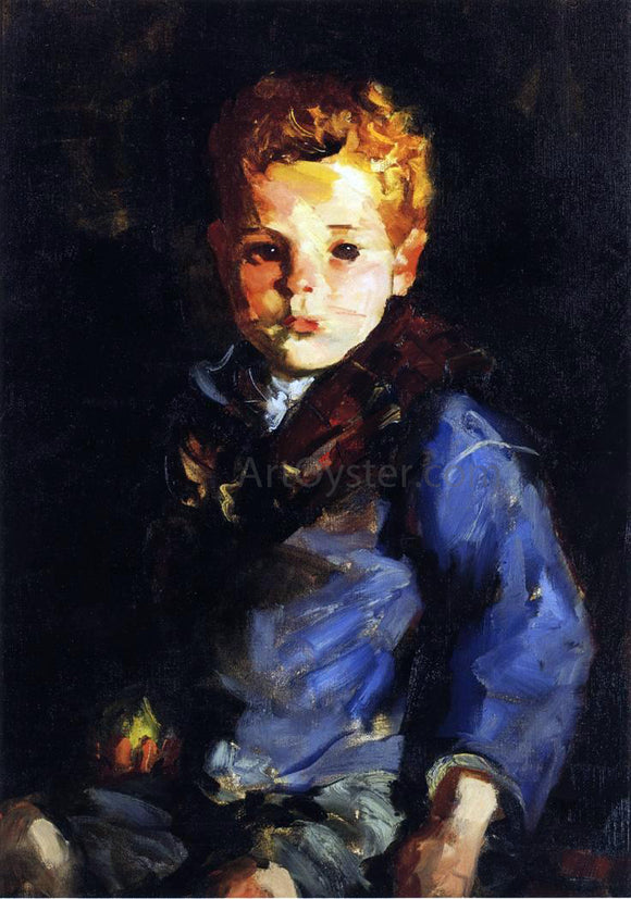  Robert Henri The Irish Boy in Blue Denim - Anthony Lavelle - Canvas Art Print