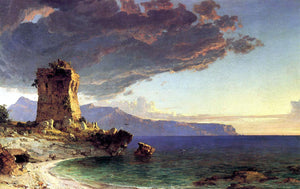  Jasper Francis Cropsey The Isle of Capri - Canvas Art Print