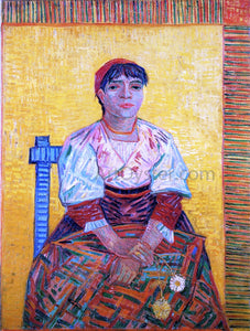  Vincent Van Gogh The Italian Woman - Canvas Art Print