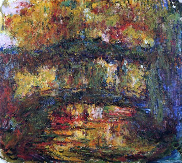  Claude Oscar Monet The Japanese Bridge - Canvas Art Print