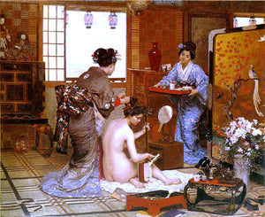  Marie-Francois Firmin-Girard The Japanese Toilette - Canvas Art Print