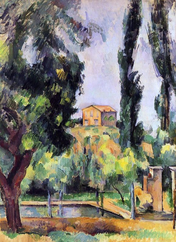  Paul Cezanne The Jas de Bouffan - Canvas Art Print