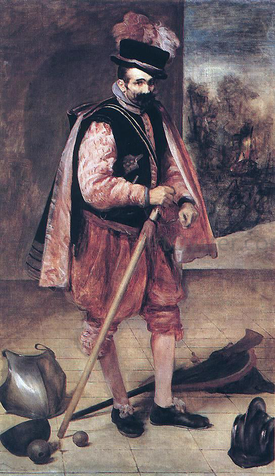  Diego Rodriguez De Silva Velazquez The Jester Known as Don Juan de Austria - Canvas Art Print