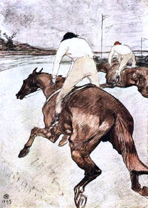  Henri De Toulouse-Lautrec The Jockey - Canvas Art Print