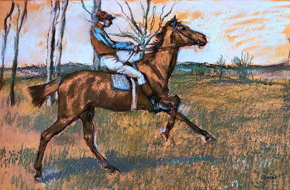  Edgar Degas The Jockey - Canvas Art Print