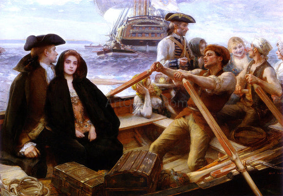  Albert Lynch The Jolly Boat - Canvas Art Print