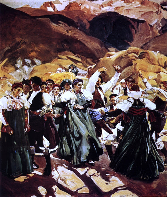  Joaquin Sorolla Y Bastida The Jota (Aragon) - Canvas Art Print