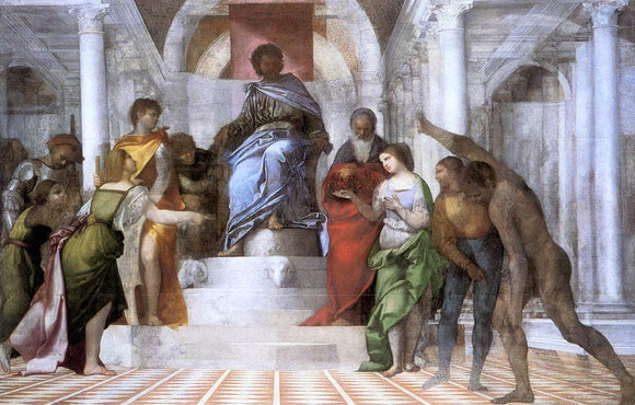  Sebastiano Del Piombo The Judgment of Solomon - Canvas Art Print