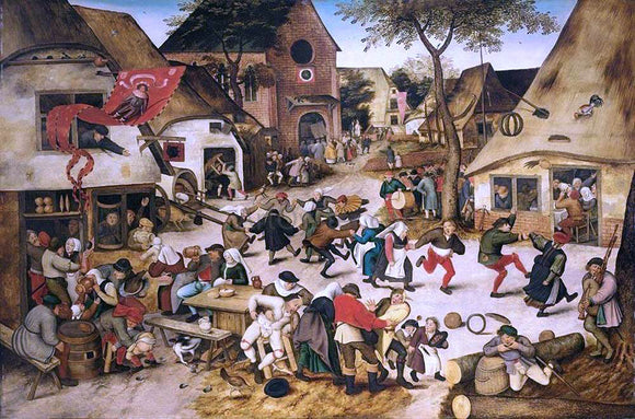  The Younger Pieter Brueghel The Kermesse of St George - Canvas Art Print