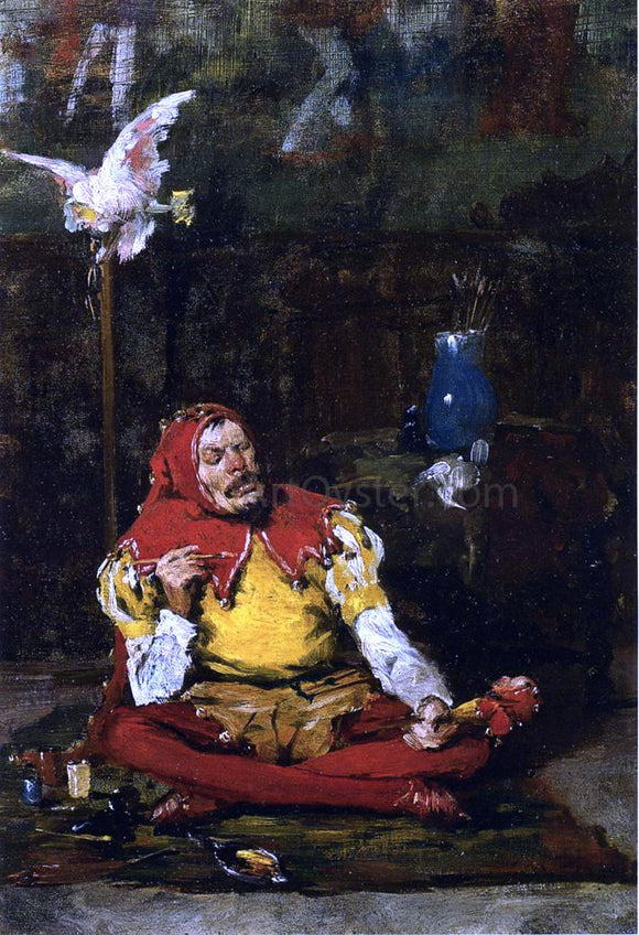  William Merritt Chase The King's Jester - Canvas Art Print