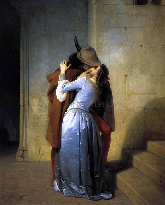  Francesco Hayez The Kiss - Canvas Art Print